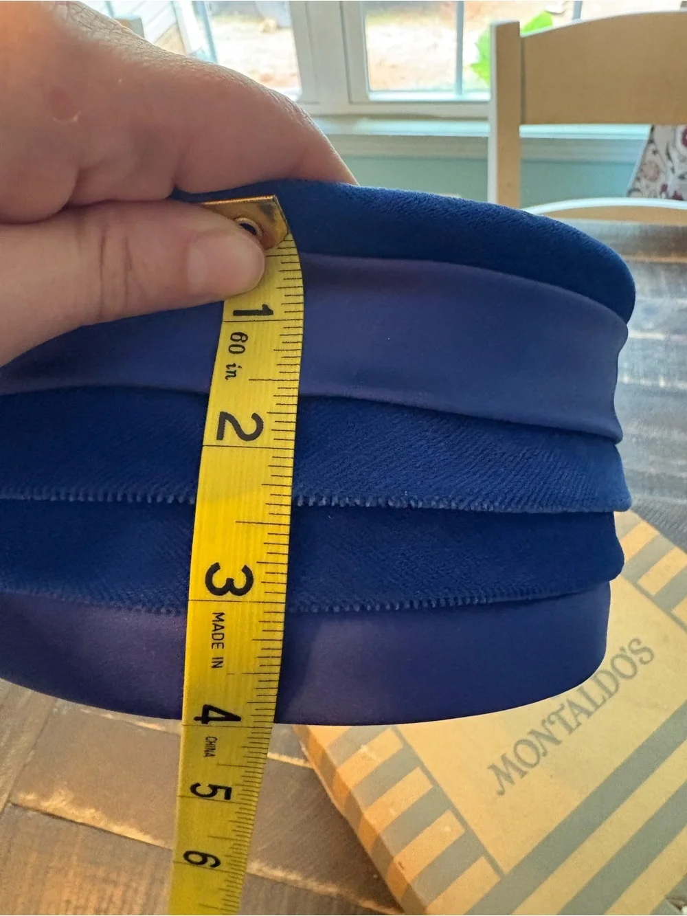 Vintage Women's Structured Navy Blue Pillbox Hat Elegant Velvet & Satin Fabric